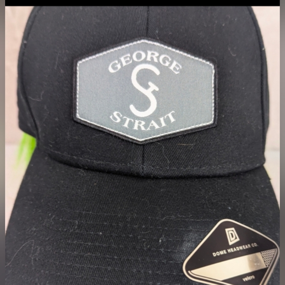 George Strait NWOT Baseball Cap With Adjustable Velcro Strap Unisex
